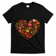Pumpkin Heart T-Shirt - Black