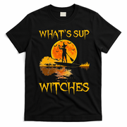 PADDLEBOARD Halloween What's Sup Witches Sup Funny T-Shirt - Black