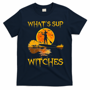PADDLEBOARD Halloween What's Sup Witches Sup Funny T-Shirt - Navy Blue