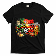 PORTUGAL North America Soccer Tournament 2026 T-Shirt - Black