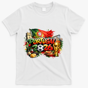 PORTUGAL North America Soccer Tournament 2026 T-Shirt - White