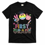 Peace Out 1st First Grade Graduation Last Day Of School T-Shirt - Black