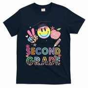 Peace Out 2nd Second Grade Graduation Last Day Of School T-Shirt - Navy