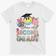 Peace Out 2nd Second Grade Graduation Last Day Of School T-Shirt - White
