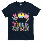 Peace Out 3rd Third Grade Graduation Last Day Of School T-Shirt - Navy