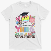 Peace Out 3rd Third Grade Graduation Last Day Of School T-Shirt - White