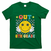 Peace Out 8th Grade Graduate Graduation Last Day Of School T-Shirt - Green