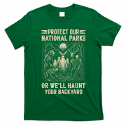 Protect Our National Parks Ghost Halloween Funny Haunting T-Shirt - Irish Green