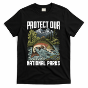 Protect Our National Parks Vintage Nature Outdoorsy Gift T-Shirt - Black