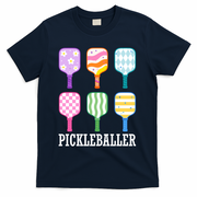 Pickleballer Pickle Baller Funny Cute Pickleball T-Shirt - Navy