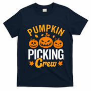 Pumpkin Picking Crew T-Shirt - Navy Blue