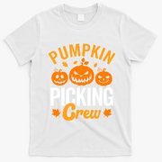 Pumpkin Picking Crew T-Shirt - White