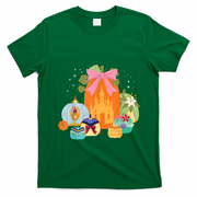 Princess Pumpkins Fall Princesses And Pumpkin Castle T-Shirt - Irish Green