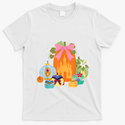 Princess Pumpkins Fall Princesses And Pumpkin Castle T-Shirt - White