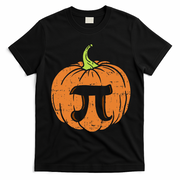 Pumpkin Pi Math Halloween Thanksgiving Pie Day Costume T-Shirt - Black