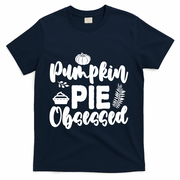 Pumpkin Pie Obsessed T-Shirt - Navy