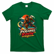 Pickleball Ronin – Dink With Honor Bigfoot Samurai T-Shirt - Irish Green