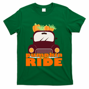 Pumpkin Ride October Fall T-Shirt - Green