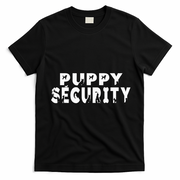 Puppy Security Adult Dog Catcher Costume Dalmatian Halloween T-Shirt - Black