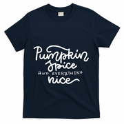 Pumpkin Spice And Everything Nice T-Shirt - Navy