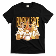 Pumpkin Spice Gnomes Autumn Lover T-Shirt - Black