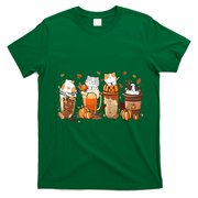 Pumpkin Spice Latte Costume For Cats Lover T-Shirt - Irish Green
