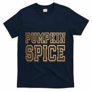 Pumpkin Spice Lover Fall T-Shirt - Navy