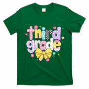 Preppy Third Grade Teacher 3rd Grade Back To School T-Shirt - Irish Green