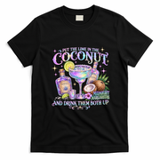 Put The Lime In The Coconut  Margaritas Celestial Beach T-Shirt - Black