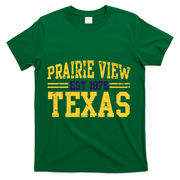 Prairie View Texas, Prairie Gift, Distressed Text T-Shirt - Green