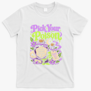 Pick Your Poison Deadly Night Shade Potion Halloween T-Shirt - White