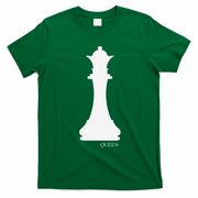 Queen Chess Piece Halloween Costume Chess Club T-Shirt - Irish Green