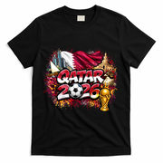 QATAR North America Soccer Tournament 2026 T-Shirt - Black