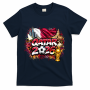 QATAR North America Soccer Tournament 2026 T-Shirt - Navy
