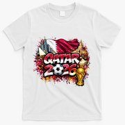 QATAR North America Soccer Tournament 2026 T-Shirt - White