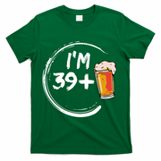 Retro 40th Birthday Beer Lover T-Shirt - Green