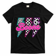 Retro Boone 80s Vibes Summer T-Shirt - Black