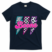 Retro Boone 80s Vibes Summer T-Shirt - Navy Blue