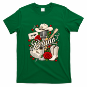 Retro Bruno Vintage Classic 70's 80's Music Concert T-Shirt - Irish Green