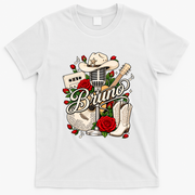 Retro Bruno Vintage Classic 70's 80's Music Concert T-Shirt - White