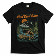 Reel Cool Dad Fishing T-Shirt - Black