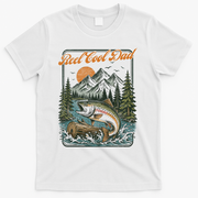 Reel Cool Dad Fishing T-Shirt - White