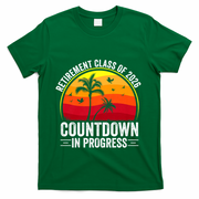 Retirement Class Of 2026 Countdown In Progress Teacher T-Shirt - Green