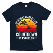 Retirement Class Of 2026 Countdown In Progress Teacher T-Shirt - Navy