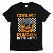 Retro Coolest Pumpkin In The Patch Outfit Halloween T-Shirt - Black