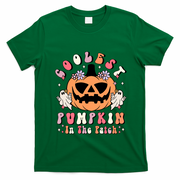 Retro Coolest Pumpkin In The Patch Halloween Gift T-Shirt - Irish Green