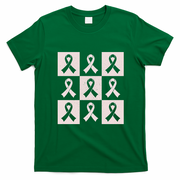 Reast Cancer Support Warrior Gift Pink Ribbon Awareness T-Shirt - Irish Green
