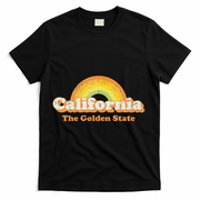 Retro California The Golden State Vintage 70s T-Shirt - Black
