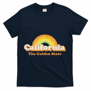 Retro California The Golden State Vintage 70s T-Shirt - Navy