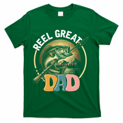 Reel Great Dad Fishing T-Shirt - Green